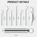 Fitspi Stainless Steel Toothpick Set - Portable & Reusable Metal Tooth Cleaners with Keychain Holder | Perfect for Camping Travel & Outdoor Adventures - 7 Pieces - Buy Online on GoSupps.com