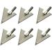 DEEPOWER Broadheads 100 125 Grain 6 Pack | Solid 3 Blades Fixed Archery Broadheads - Buy Online on GoSupps.com