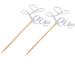 ibasenice 5pcs Fruitcakes Birthdays Love Cake Picks Appetizer Picks Cocktail Picks Anniversary Glitter Heart Toppers Stick Fruit Picks Food Skewers Picks Valentines Day Wooden Wedding Props - Buy Online on GoSupps.com