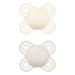 MAM PERFECT START S188 - Ultravers Skinsofiftm silicone pacifier extra thin and flexible for babies from 0 to 2 months neutral (2 pieces) with self -sterilized box design can vary