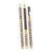 FOMIYES 2pcs Brown Waterproof Eyeliner Eyebrow Pencil for Women Eyebrow Brush Eyebrow Gel Miss Miniature 14.5cm Picture 1