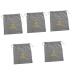 Healeved 5pcs Hair Dryer Storage Bag Duffle Bag for Travel Curling Iron Travel Bag Classic Hairdressing Tool 30.00X25.00X0.50CMx5pcs Greyx5pcs