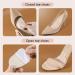 Metatarsal Pads for Women - Forefoot High Heel Shoe Inserts Thickened Anti-Sliding Cushions 4 Pairs (Black + Beige - Buy Online on GoSupps.com