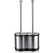 ToiletTree Products Modern Deluxe Freestanding Toilet Brush and Plunger Combo (Stainless Steel  Brush and Plunger Combo Set 4.5 x 9.75 x 18.5") - Buy Online on GoSupps.com