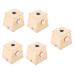 Beavorty 5st Moxibusion-Box Moxa holder made of wood MOXA stripe burner holder Tool body-moxibuspot case for moxibusion burner adjustable Moxa-box bracket Moxibustlungsofen