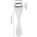 Eye Cream Roller - Medium Size Stainless Steel Ice Roller | Reduces Puffy Eyes | Blends Wrinkles | Portable Stainless Steel Beauty Tool White Handle - Buy Online on GoSupps.com