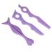 Effortless Eyeliner Stencils Reusable Silicone Eye Makeup Tool with Multiple Functions Easy to Use for Beginners Purple