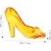 Kids Crystal High Heels - Acrylic Yellow Beads - Gem Toys 11X4CM - Buy Online on GoSupps.com