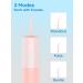 Bigsmile Pink Mini Water Flosser - Cordless Oral Irrigator for Kids Travel & Shower Use | Magnetic Wireless Charge | Dentist Recommended - Buy Online on GoSupps.com