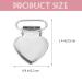 PopetPop 120 STK Peach Heart Cable Clips | Sofa Cushion & Pacifier Holders | Rustproof Steel Clips for Newborns - Buy Online on GoSupps.com
