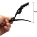 12pcs Sectioning Clips Plastic Hair Clamp Grips Kissral Professional Crocodile Clips Alligator Hair Clips for Women Nonslip Hairdressing Styling Clip for Thick and Thin Hair Black - Buy Online on GoSupps.com