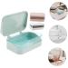 Ciieeo 3pcs Soap Holder Travel Soap Case Soap Dish for Shower Soap Display Stand Bathroom Soap Dish Portable Soap Storage Boxes Outdoor Soap Container Soap Containers Toiletries Abs - Buy Online on GoSupps.com