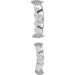 Plating Teeth Brace Brass Serial Number YHYT1046 Silver Teeth Braces Teeth Brace for Halloween Party for Hip Hop Fashion Show for Concert for Birthday Present(Silver) - Buy Online on GoSupps.com