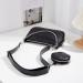Wadorn 2.5cm Double-Sided PU Leather Belt Strip - 4m Flat Cord for DIY Pocket Straps & Watch Bracelets - Black - Buy Online on GoSupps.com