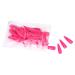 dijiusidy 1 Set Press on Nails Almond Fingernails Stick Solid Color Full Cover Art Decals Salon Supplies DIY Decorations No.10 rose