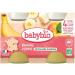 Babybio - Small Pots Apple d'Aquitaine Banana 2x130 g - PACK of 6 - 4 Months - ORGANIC - Buy Online on GoSupps.com