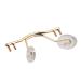 10 pieces glasses-nose brackets stainless steel-glasses nose walking with nose pads edgeless glasses pads for the glasses repair (color: gold)