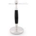 Jag Shaving Set - 5-Piece Luxury Silvertip Badger Hair Brush Double Edge Safety Razor Bowl & Stand - Premium Leather Case - Ideal for Grooming - International Shipping Available - Buy Online on GoSupps.com