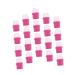 Set de 20 Couvre-ongles Dissolvants pour Vernis Taille Unique Rose Portable et R utilisable pour Manucure Domicile et Retrait de Faux Ongles