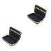 FOMIYES 2-box Razor Holder Shaving Container Eva Razor Case Holder For Razor Container Zipper 1PCSx2pcs Greenx2pcs