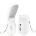 JOPHEK 300ml portable pet drinking bottle 180 foldable dog cat pets leak -proof water bottle dogs cats bottle with activated carbon filter for walking every day travel camping white 300ml