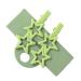 XIAHIOPT Star Shape Duckbill Hair Clip Spring Headwear for Woman Girls Taking Photo Shopping Travel -slip Green