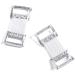 10Pcs Coffee & White Elastic Bandage Clips - Stretch Metal Fixation Clamps Kit for Bandages & Bandaging Supplies - International Shipping Available - Buy Online on GoSupps.com
