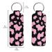 FKELYI Green Palms Elephant Chapstick Keychain Holder - Portable Lip Balm Sleeve with Clip-On, Lip Gloss Tube Holder - Buy Online on GoSupps.com