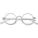 DAGIJIRD Round Vintage Style Glasses - Titanium Retro Frames (132mm Silver) - Stylish International Shipping - Buy Online on GoSupps.com