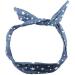 Lizzy Wired Hair Headband | Retro Rockabilly Adjustable Plain & Printed Wire Headbands Hair Accessory Head Wrap Vintage Various Colour & Designs - Buy Online on GoSupps.com
