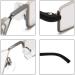Kokobin Ultra-Light Reading Glasses - Set of 2 Half Glasses for Men & Women | +1.75 Diopter | Metal Frame & TR90 | Includes Glasses Case - Stylish Vision Aid in Black & Blue - Buy Online on GoSupps.com