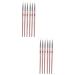 FOMIYES 4 Sets Nail Brush Kit Nail Art Liner Brush Painting Nail Art Poly Striping Brushes Japanese-style Nail Art Liner Drawing Brushes Non-slip Nail Art Pens Hook Line Manicure Pink