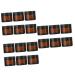 Didiseaon 18 Sets Cream Bottle Eye Cream Bottle Brown Glass Travel Round Cans
