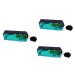 STOBOK 3 pcs Pouch Cosmetic Makeup Style Bag Glitter Lady Pencil Sequined Case Paillette Mermaid Storage 21X7CMx3pcs Green Blackx3pcs