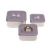 L SSIG Snack Box Set of 3 - Stainless Steel Tiny Farmer Lilac | Eco-Friendly & Durable Lunch Containers - Buy Online on GoSupps.com