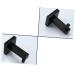 Alipis 2pcs Towel Hook Wall Mounted Towel Holder Coat Hook Towel Hanger Clothes Hook Accessories Matte mediumx2pcs Blackx2pcs - Buy Online on GoSupps.com