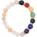 Harmony Chakra Bracelet | 7-Chakra Crystal Bracelet with Pink Aventurine for Emotions & Anxiety Relief | Ideal for Meditation & Yoga - Buy Online on GoSupps.com