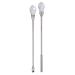 Ruiqas Nail Art Spatula Picker Spoon Acrylic Gel Powder Liquid Stirrer Mix Rod Manicure Tool Set Clear
