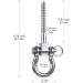 SELEWARE 304 Stainless Steel Swing Hangers Set - Heavy Duty 1800LB Capacity for Playground, Yoga Hammock, Porch Swing Sets - 4-3/4 Inch, 2pcs - Buy Online on GoSupps.com