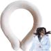 Nice heating hose-portable heating neck wrap for winter cold-free-handed heat pillow-reusable neck warmer for men & women-white (white) white/opulent garden