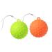 Frcolor 2st Handtball Finger Strengthen Handmilling Ball Massageball Professional massage balls Portable massage balls Round grip coach Massage ball Training ball Medium Green