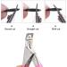Artificial Nail Clippers Manicure Pedicure Clipper Tool with Nail Files Acrylic False Nails Clipper Fake Gel Nail Tips Professional Edge Cutter - Buy Online on GoSupps.com