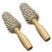 Wooden Therapy Roller Massage Tool: Rolling for Body Massage Muscle Release Roller Stick 2pcs Deep Tissue Pain Relief