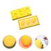 Beaupretty 3pcs Mango Cosmetic Egg Sponge Set - Premium Liquid & Cream Makeup Sponges for Flawless Foundation Application - Buy Online on GoSupps.com