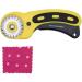 AUTOTOOLHOME 45mm Wavy Rotary Cutter 10pc Pinking Circular Refill Blades Fabric Paper Cutters Cutting Knife Patchwork Leather Sewing Tool - Buy Online on GoSupps.com