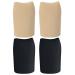 2 pairs Pain Spacers Breathable Color+ Separators Comfortable Lining Toe Skin Camel Toes Loss- Toenails Toenails Protectors Black Ingrown Silicone Cover Guards Guard Protector 4x2.6cm