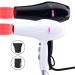 Professional Hair Dryer Salon Hairdryers 1600W with 2 Nozzles Lightweight Power Blow Dryer Fast Dry 2 Speed 3 Heat Cool Shot Setting Long Cable DC Motor Fast Drying Time and Frizz Free Shine White - Buy Online on GoSupps.com