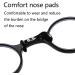 Dibako Round Mini Reading Glasses - Fashionable Black Anti-Blue Light Readers for Men & Women | Lightweight +1.50 Unisex Eyewear - Buy Online on GoSupps.com