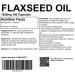Flaxseed Oil Capsules 1000mg - 180 Softgels | Cold Pressed, Pharmaceutical Grade, UK Made - Buy Online on GoSupps.com