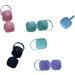 6 Pack Pacifier Cover - Food Grade PP Holder in 6 Colors for Baby Pacifiers & Snacks | International Shipping - Buy Online on GoSupps.com
